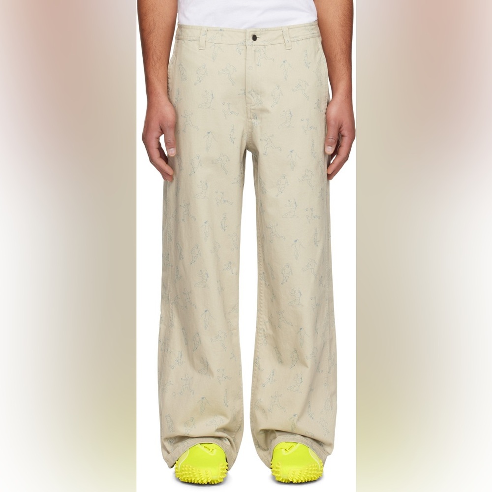 KidSuper x PUMA Taupe Edition Doodle Jeans (adult size small)